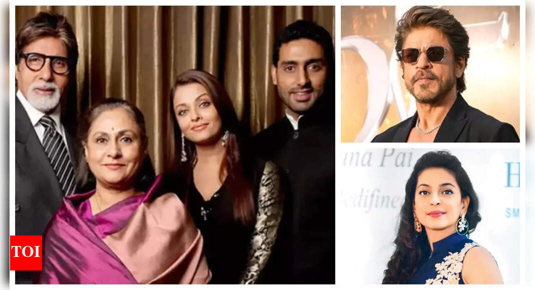 Top 5 richest Bollywood stars with combined wealth of Rs 25,950 cr: Shah Rukh Khan, Juhi Chawla, Bachchans lead, Salman Khan, Deepika Padukone miss out | – The Times of India