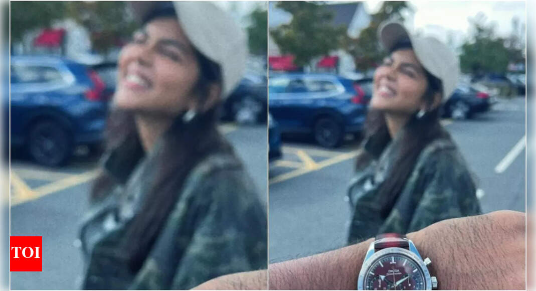 'Lokah': Actor Kalyani Priyadarshan gifts luxury watch to Nimish Ravi; calls the cinematographer 'bestest'