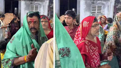 A 200-Year-Old Curse and Men Dancing Garba in Sarees: Watch the Viral Video and Discover This Mysterious Tradition