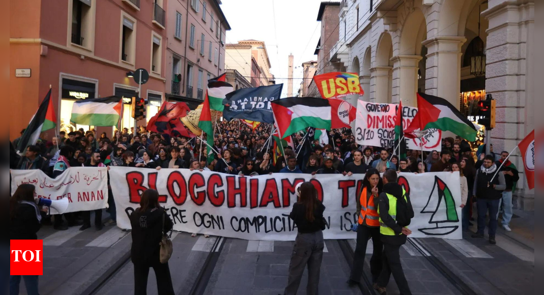 'Prepared to block everything': Protests erupt across Europe after Israel stops aid boats