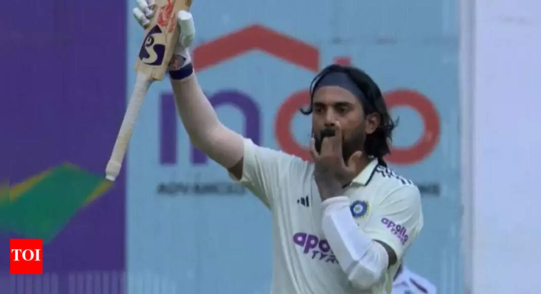 Watch: 3211 days later! KL Rahul hits historic ton, dazzles fans with never-seen-before celebration; it was for… | Cricket News – The Times of India
