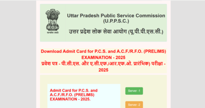 UPPSC ACF/ RFO admit card 2025 released at uppsc.up.nic.in: Direct link to download hall tickets here