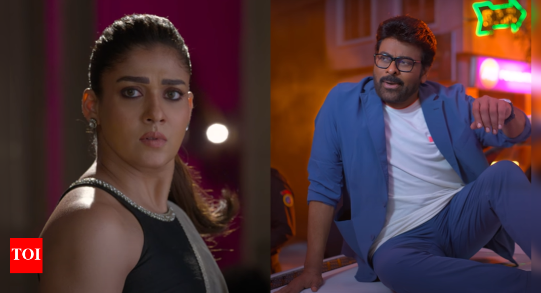 'MSVG' first track: Chiranjeevi teases Nayanthara in 'Meesala Pilla' promo; Watch Megastar performing vintage dance moves