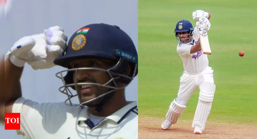 IND vs WI 1st Test: Dhruv Jurel celebrates fifty with army salute – Who was it dedicated to? | Cricket News – The Times of India
