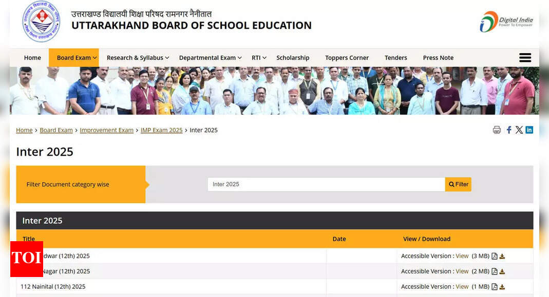 UK Board 10th and 12th compartment result 2025 declared: Check pass percentage and direct link