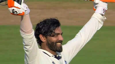 Masterclass! Ravindra Jadeja's unbeaten century against West Indies helps India achieve rare feat