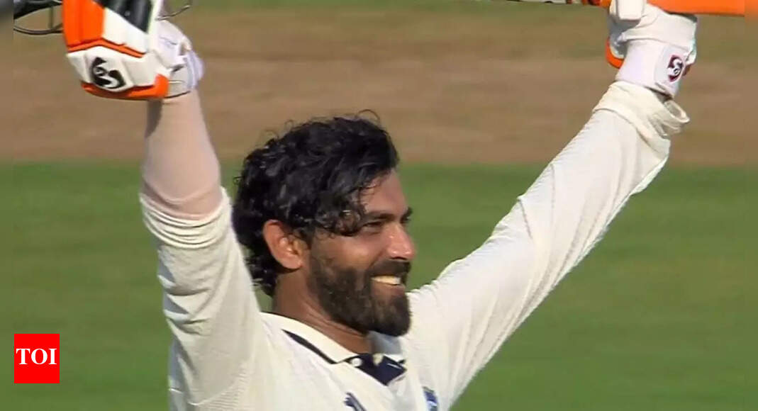 Masterclass! Ravindra Jadeja's unbeaten century against West Indies helps India achieve rare feat