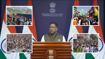 'Protests Are Natural Consequences Of Pakistani Loot': MEA Affirms PoK Is Integral Part Of India