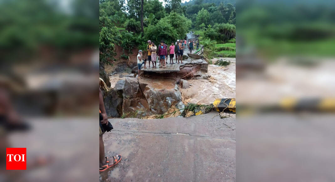 Heavy rainfall disrupts life in Koraput and Rayagada districts, train services affected