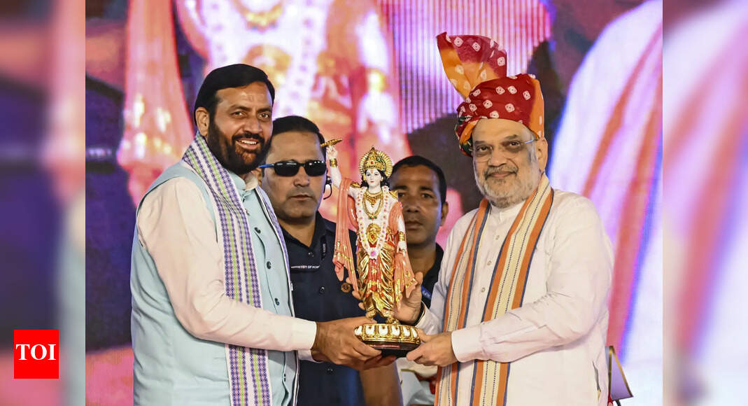 Amit Shah lays foundation stone for projects worth Rs 825 crores in Haryana