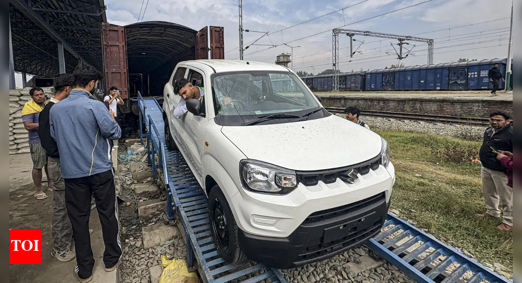 Watch video: Train to Kashmir delivers first batch of cars from factory; why it’s a game changer