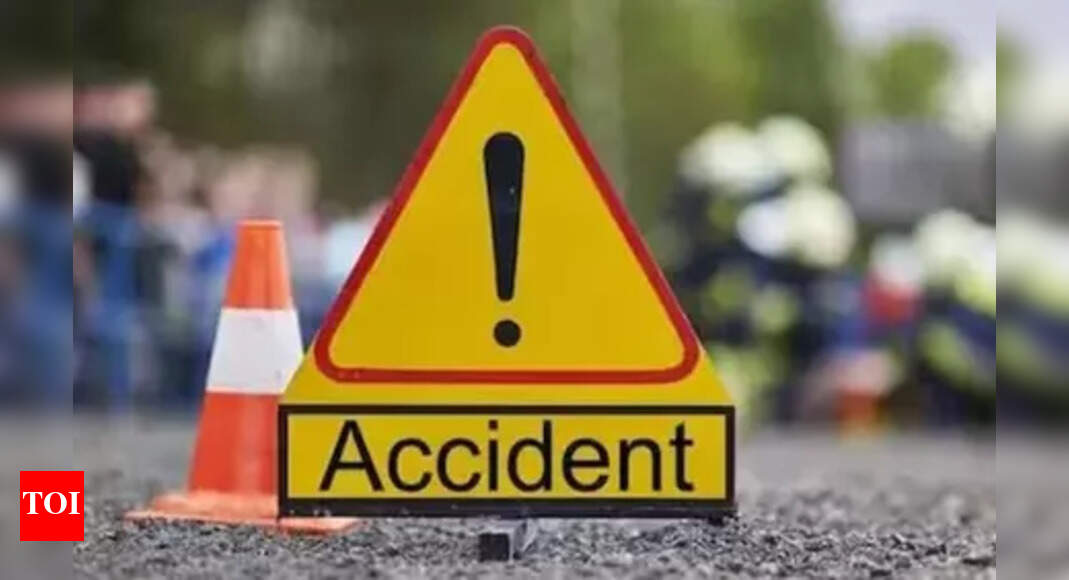 Two injured after speeding car hits pedestrians