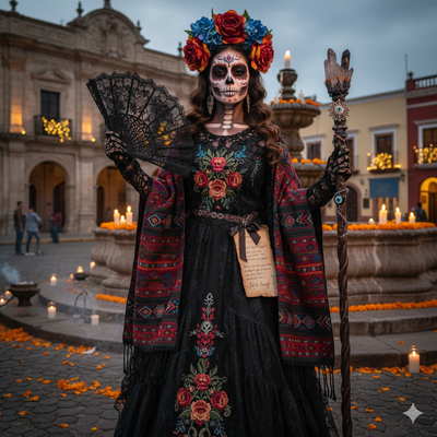 Cómo Incluir Elementos Hispánicos en tu Moda de Halloween y Ser Única