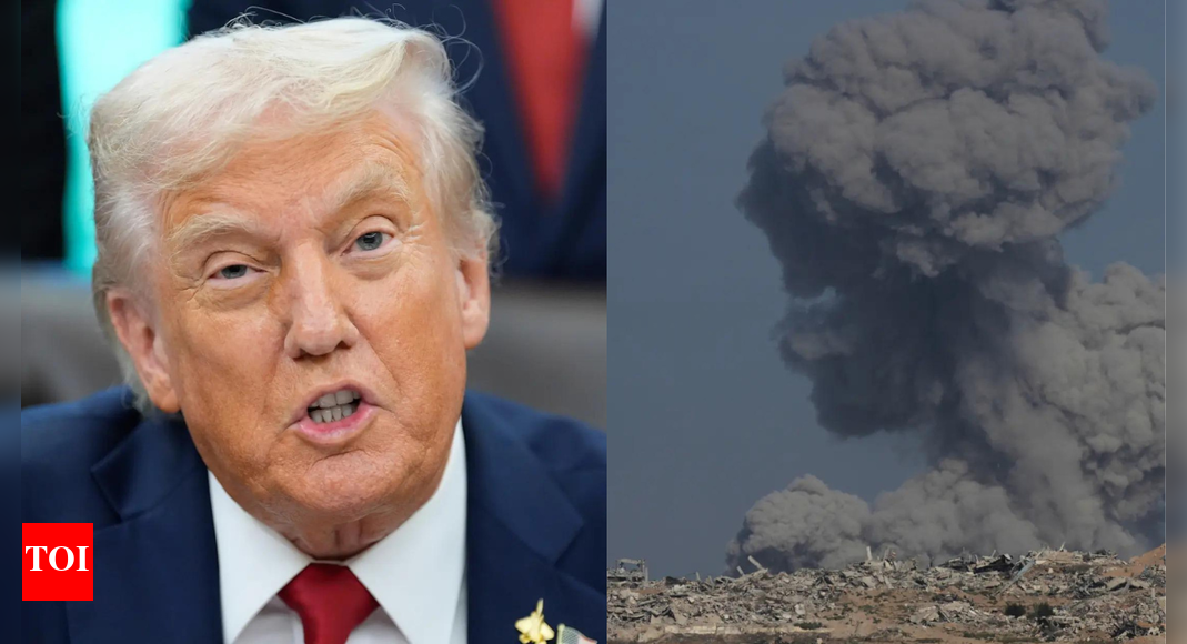 <div>'Stop bombing Gaza': Trump to Israel as Hamas agrees to free hostages; urges peace</div>