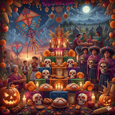 Halloween con Alma Latinoamericana: Rituales, Colores y Cosechas que Celebran la Vida y la Muerte