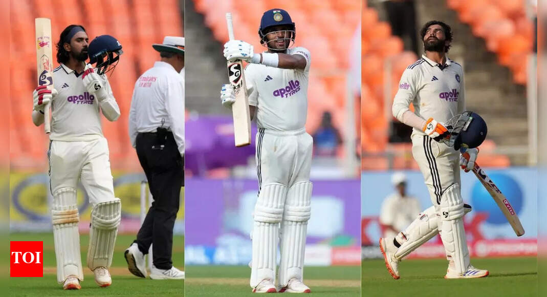 India bury Windies! Centuries from KL, Jurel and Jadeja help hosts take 286-run lead”