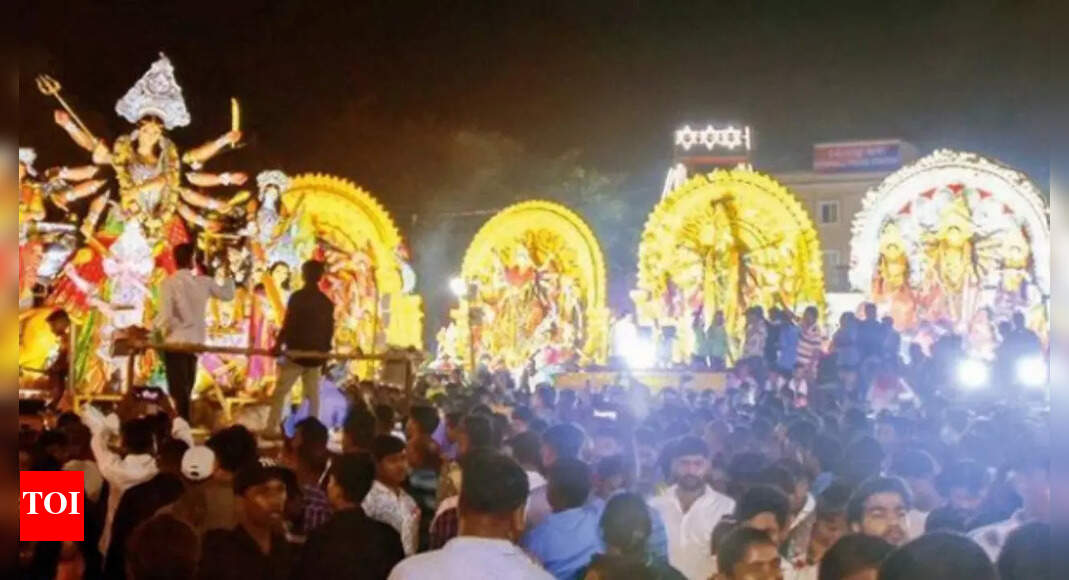 Odisha Durga immersion turns violent: Group clash erupts over loud procession music; police lathi-charge, several injured