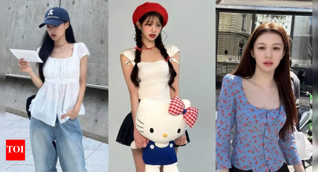 Kang Hye-won to Jang Won-young: Korean trendsetters embrace square-neck clothing