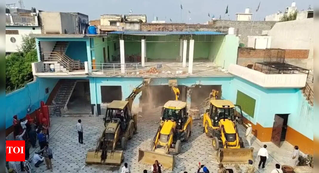 Bulldozers roll in Bareilly: House linked to Raza sealed; 'Raja Palace' demolished