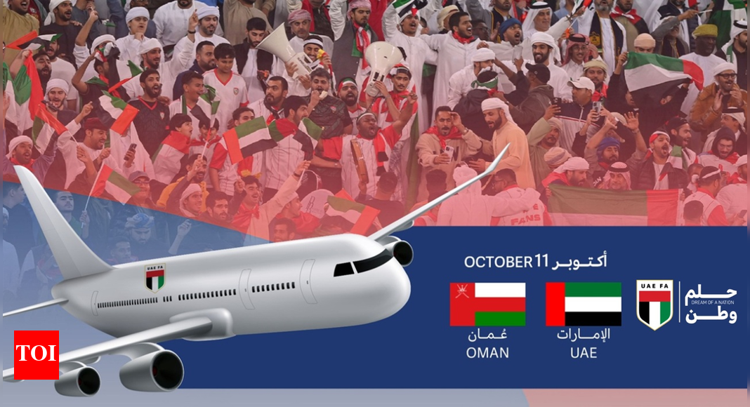 UAE Football Association secures five private jets to fly fans to Doha for World Cup qualifiers against Oman