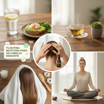 Tu cabello comienza en la mañana: Rutina natural para hacerlo crecer fuerte y hermoso