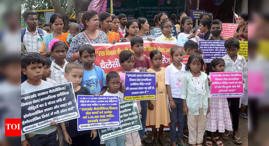 Thalassaemia patients march in Ranchi for better treatment, financial support