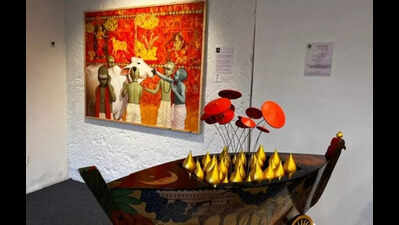 Beauty of Banaras comes alive on canvas