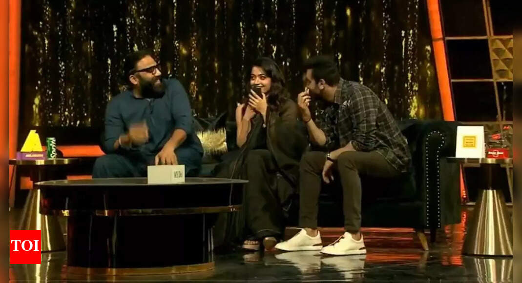 What’s up, re?: When Ranbir Kapoor made Rashmika Mandanna blush as he asked her to call Vijay Deverakonda during Animal promotion | Telugu Movie News – The Times of India