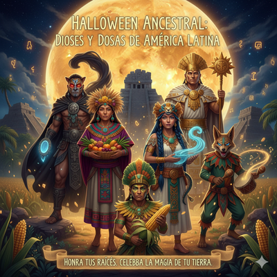 Dioses, diosas y signos sagrados de Hispanoamérica: una inspiración mística para Halloween