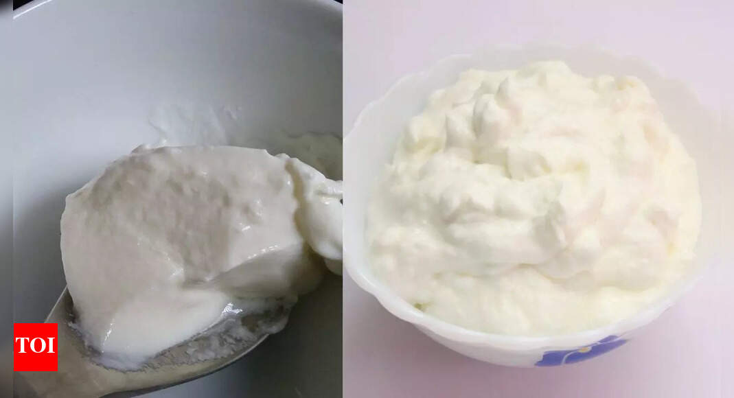 Greek yoghurt vs hung curd: Which is healthier, higher in protein, and better for gut and bone health | – The Times of India