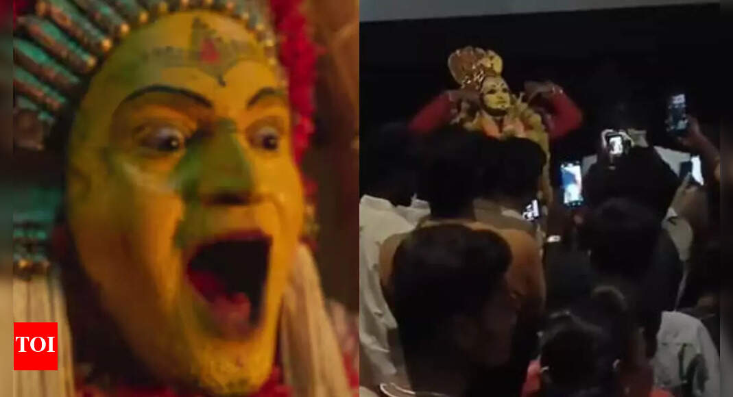 ‘Kantara: Chapter 1’ fan in Dindigul dressed as deity stuns audience