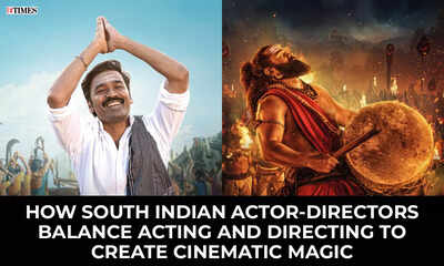 Dhanush to Rishab Shetty: How South Indian actor-directors balance acting and directing to create cinematic magic