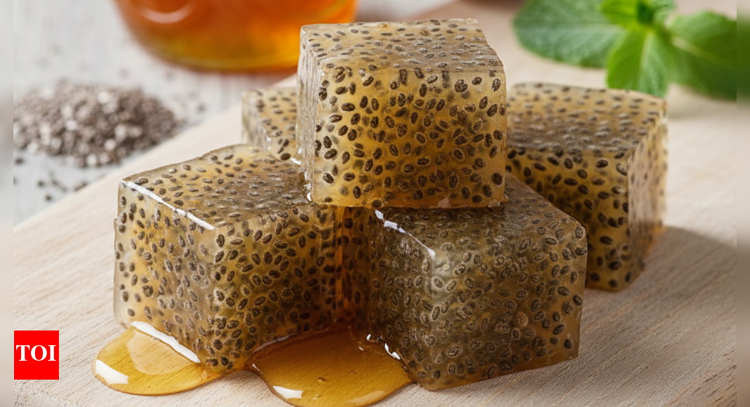 Anti-Hair fall remedy: Chia Seeds Gel Honey Cubes for post-wash  hair treatment