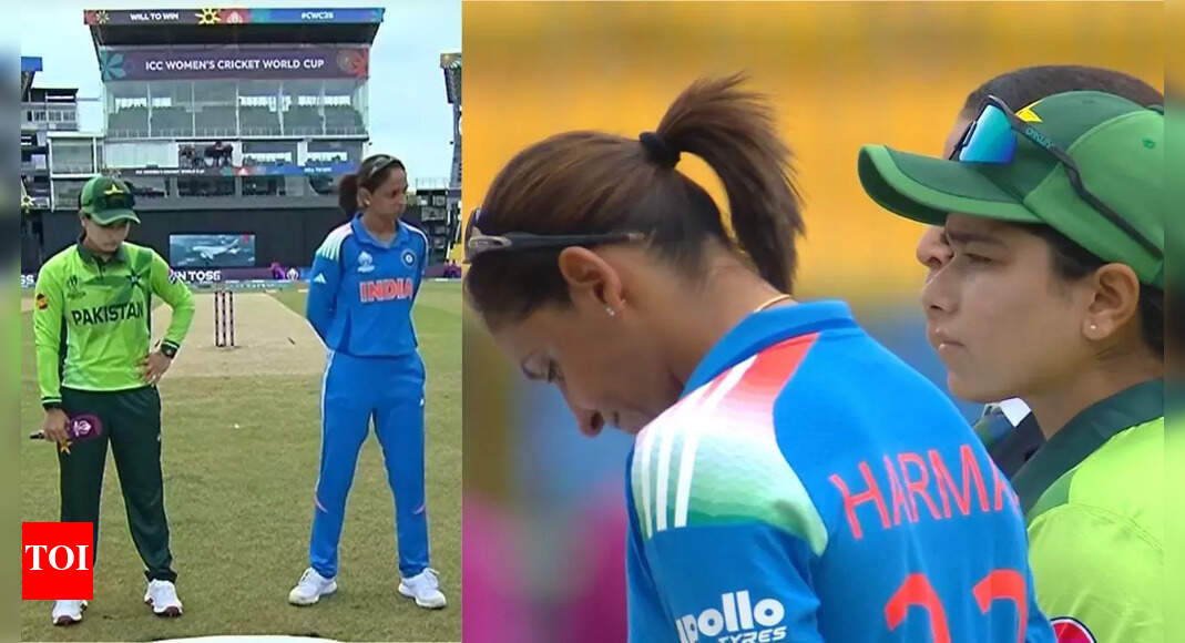 Handshake drama continues! Harmanpreet Kaur ignores Pak captain at toss at Women's World Cup