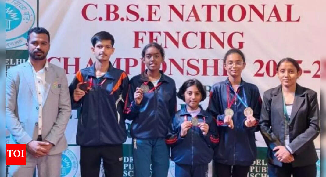 Chhattisgarh fencers shine: Six medals at inaugural CBSE National Championship