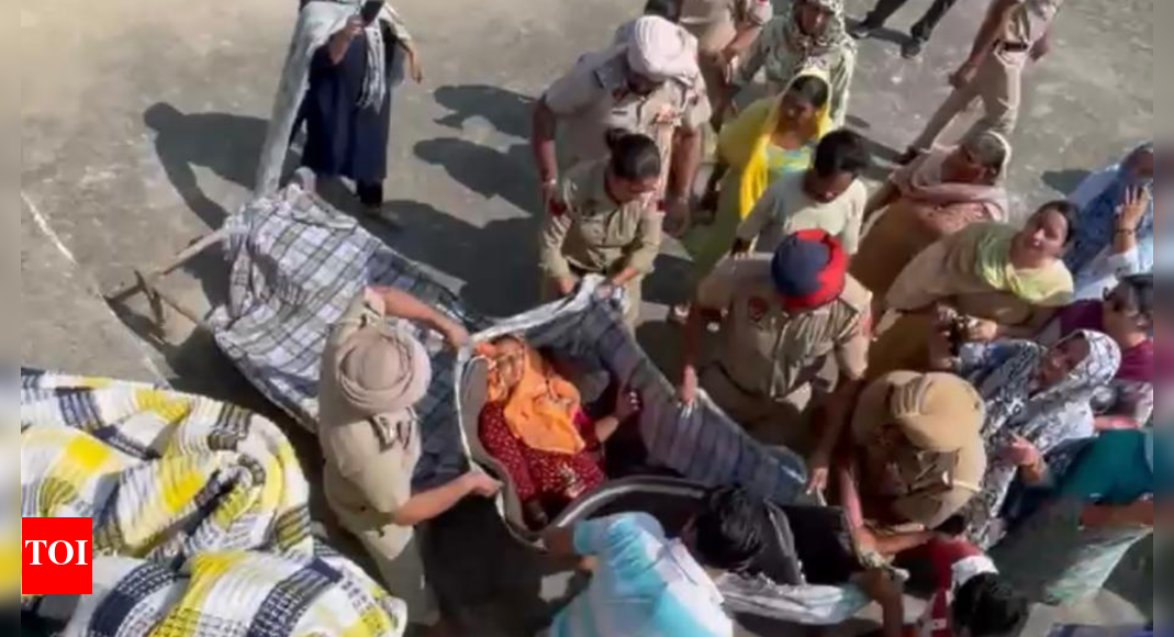 Adarsh School teachers continue 5th-day protest in Bathinda despite Punjab finance minister’s assurances