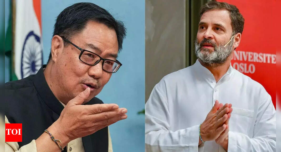 <div>'Doesn't befit Rahul Gandhi to speak of Gen Z': Kiren Rijiju on LoP; says youth stand with PM Modi</div>
