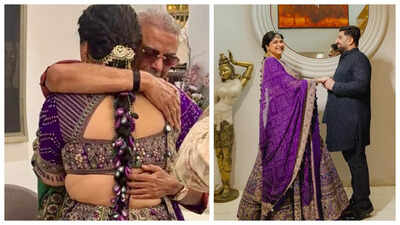 Anshula Kapoor’s engagement: Father Boney Kapoor gets emotional, gives a warm hug to his daughter