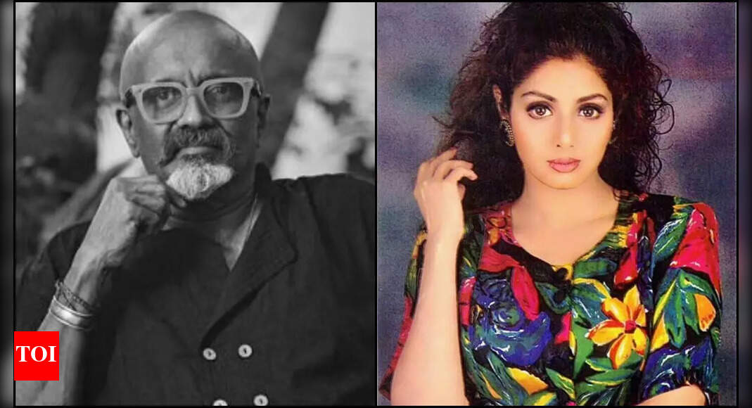 Ravi K. Chandran recalls ‘Sridevi Room’ in his college; says it was filled with late star’s posters | – The Times of India