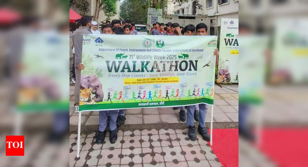 Ranchi Celebrates 71st Wildlife Week with a Successful Walkathon to Promote Wildlife Conservation