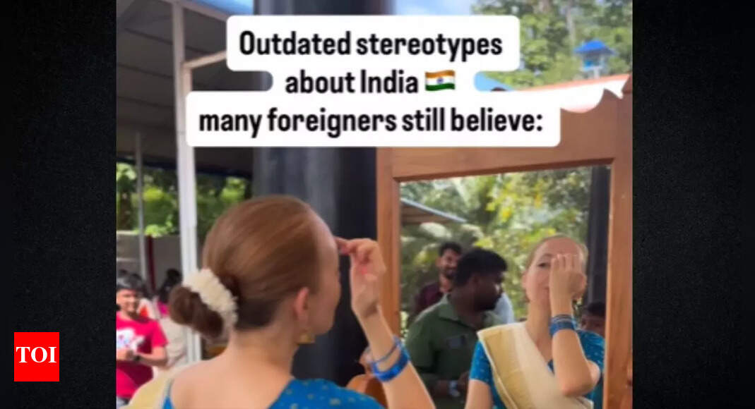Russian woman living in India debunks common myths about the country, earns netizens’ praise