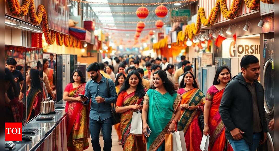 Festive cheer for India Inc: Households splurge on upgrades, go premium – The Times of India