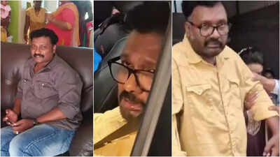 Ullas Pandalam’s health update: Actor reveals he is recovering from stroke; Wife Divya seen supporting him at event