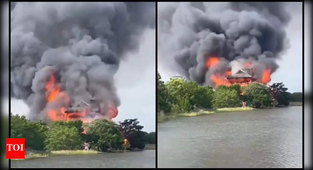 Watch: Fire engulfs South Carolina judge’s beachfront house; video shows towering plumes of smoke