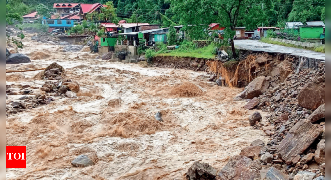 Bengal floods: Bridges washed away, roads cut off, some tourists rescued by elephants; Darjeeling saw 261mm rain in 24 hours
