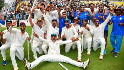 Fire and Glory: Vidarbha’s young brigade beat Rest of India by 93 runs to clinch third Irani Cup