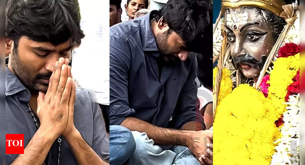 'Idli Kadai' turns mega-blockbuster: Dhanush visits ancestral temple with family, celebrates success with villagers