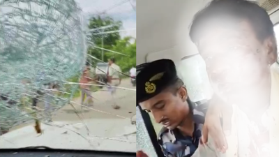 North Bengal floods: BJP MP Khagen Murmu attacked during visit to Jalpaiguri; party blames TMC