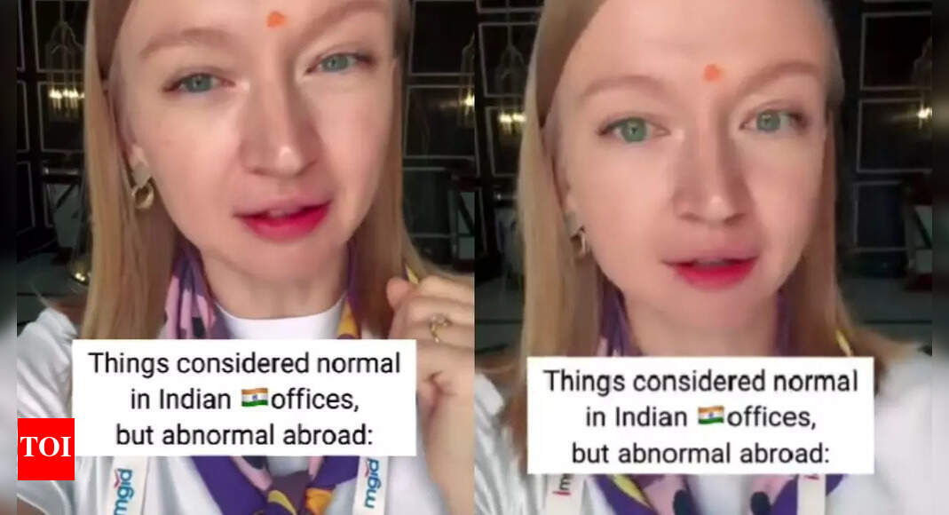 Russian woman lists 10 Indian office habits that amazed her after 12 years in Bengaluru, from late-night work to festive celebrations