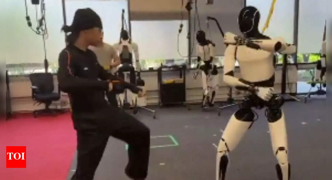 Tesla Optimus robot stuns with human-like Kung Fu moves and perfect balance